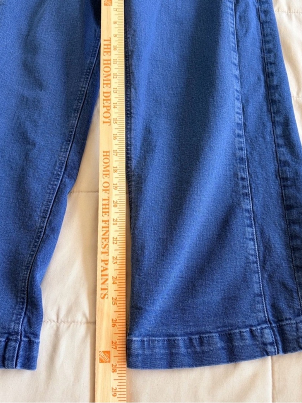 Old Navy High Rise Wide Leg Jeans Sailor Nautical Sz 12 - Picture 5 of 5